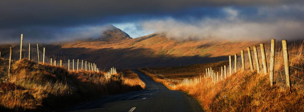 Inagh Valley, Connemara, County Galway, Ireland.