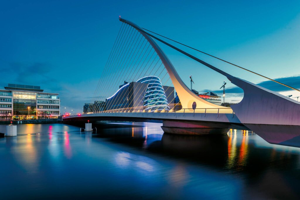 Samuel Beckett Bridge, Dublin, Ireland.