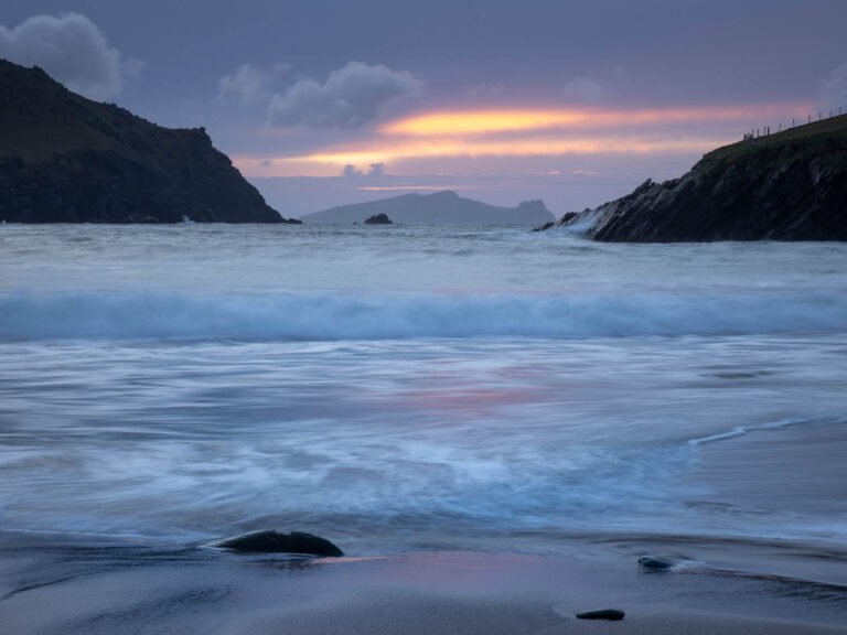 Sunset on Clogher Beach, Dingle